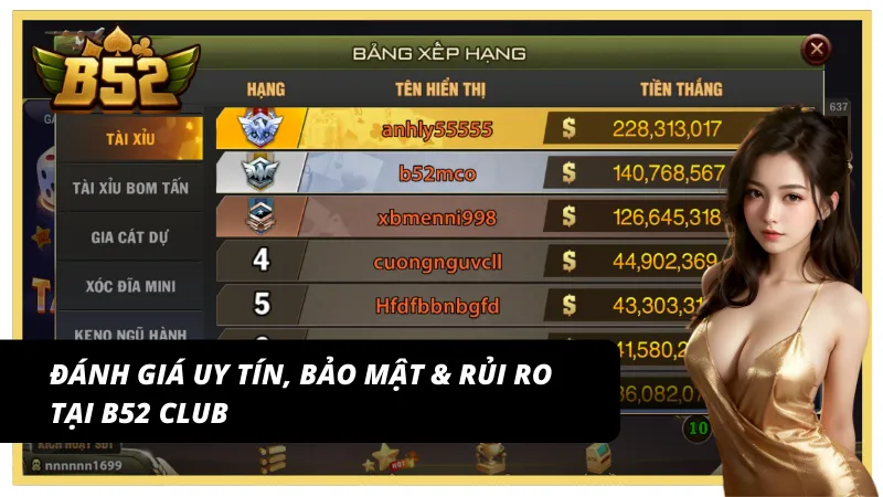 Đánh giá chi tiết về B52 Club trên thị trường