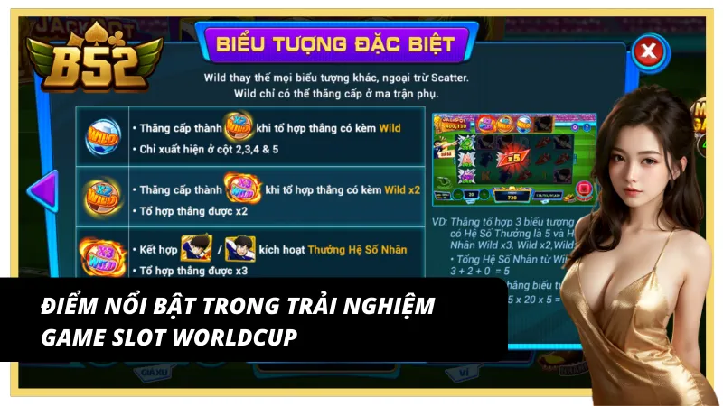 Yếu tố làm slotgame Giấc mơ WorldCup trở nên cuốn hút